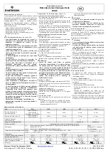 Preview for 4 page of Emerson EX4 Operating Instructions Manual