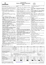 Preview for 5 page of Emerson EX4 Operating Instructions Manual