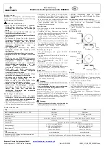 Предварительный просмотр 2 страницы Emerson EXL Operating Instruction