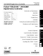 Preview for 1 page of Emerson FIELDVUE DVC6200f Instruction Manual