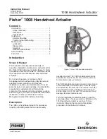 Emerson fisher 1008 Instruction Manual preview