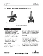 Emerson Fisher 133H Instruction Manual preview