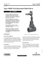 Emerson Fisher 1805P Series Instruction Manual предпросмотр