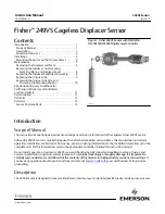 Emerson Fisher 249VS Instruction Manual предпросмотр