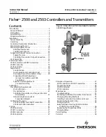 Emerson Fisher 2500 Instruction Manual preview