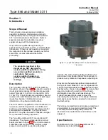Preview for 2 page of Emerson Fisher 3311 Instruction Manual