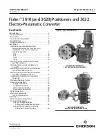 Emerson Fisher 3610J Instruction Manual preview