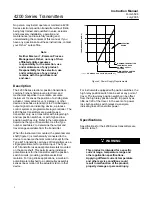 Предварительный просмотр 2 страницы Emerson Fisher 4200 Series Instruction Manual