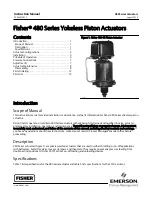 Emerson Fisher 480 Series Instruction Manual preview