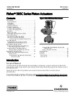 Emerson Fisher 585C Series Instruction Manual preview