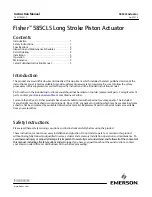 Preview for 1 page of Emerson Fisher 585CLS Instruction Manual