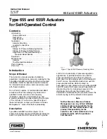 Emerson Fisher 655 Instruction Manual preview