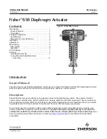 Preview for 1 page of Emerson Fisher 656 Instruction Manual