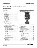 Emerson Fisher C1 Instruction Manual preview