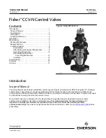 Preview for 1 page of Emerson Fisher CCV-N Instruction Manual