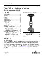 Emerson Fisher EAD Instruction Manual preview