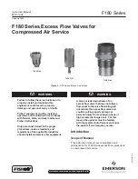 Emerson FISHER F180 Series Instruction Manual предпросмотр