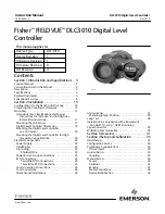 Preview for 1 page of Emerson FISHER FIELDVUE DLC3010 Instruction Manual