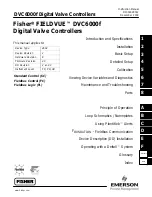 Preview for 1 page of Emerson Fisher FIELDVUE DVC6000f Instruction Manual