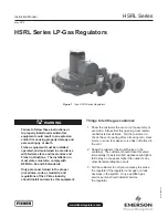 Emerson Fisher HSRL Series Instruction Manual preview