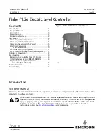 Emerson Fisher L2e Instruction Manual preview