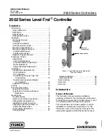 Emerson Fisher Level-Trol 2502 Series Instruction Manual preview