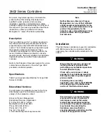 Preview for 2 page of Emerson Fisher Level-Trol 2502 Series Instruction Manual