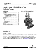 Emerson Fisher Multiport Flow Selector Instruction Manual предпросмотр