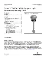 Предварительный просмотр 1 страницы Emerson Fisher POSI-SEAL A31A Instruction Manual