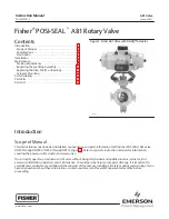 Emerson Fisher POSI-SEAL A81 Instruction Manual preview