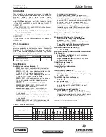 Emerson Fisher S200 Series Installation Manual preview