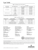 Preview for 12 page of Emerson FISHER T205B Instruction Manual