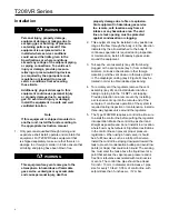 Preview for 4 page of Emerson FISHER T208VR Series Instruction Manual