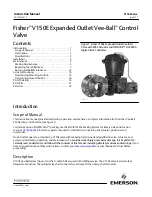 Emerson Fisher V150E Instruction Manual предпросмотр