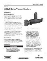 Предварительный просмотр 1 страницы Emerson Fisher Y692VB Series Instruction Manual