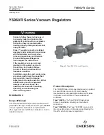 Preview for 1 page of Emerson Fisher Y696VR Series Instruction Manual