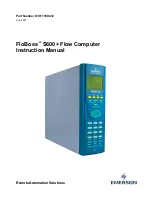 Emerson FloBoss S600 Instruction Manual предпросмотр