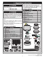 Preview for 3 page of Emerson FLORET ECO CF840BQ00 Owner'S Manual