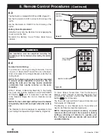 Preview for 22 page of Emerson FLORET ECO CF840BQ00 Owner'S Manual