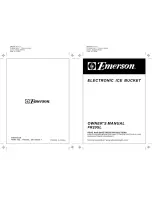 Emerson FR20SL Owner'S Manual предпросмотр