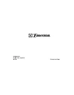 Preview for 8 page of Emerson FR23RD Owner'S Manual
