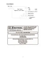 Preview for 8 page of Emerson FR24RD Owner'S Manual