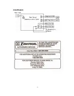 Предварительный просмотр 8 страницы Emerson FR966 Owner'S Manual