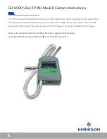 Preview for 8 page of Emerson GO USB Humidity User Manual