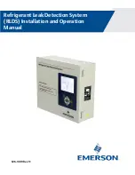 Предварительный просмотр 1 страницы Emerson GW-810-3760 Installation And Operation Manual