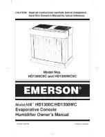 Preview for 1 page of Emerson HD1303 Owner'S Manual