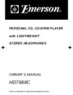 Preview for 1 page of Emerson HD7999C Owner'S Manual