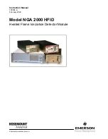 Emerson Heated Flame Ionization Detector Module Model NGA 2000 HFID Instruction Manual предпросмотр