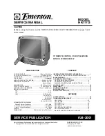 Emerson Hello Kitty HKTV13 Service Manual предпросмотр