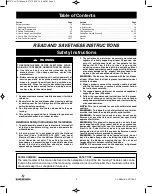 Preview for 2 page of Emerson HF1160BQ02 Owner'S Manual